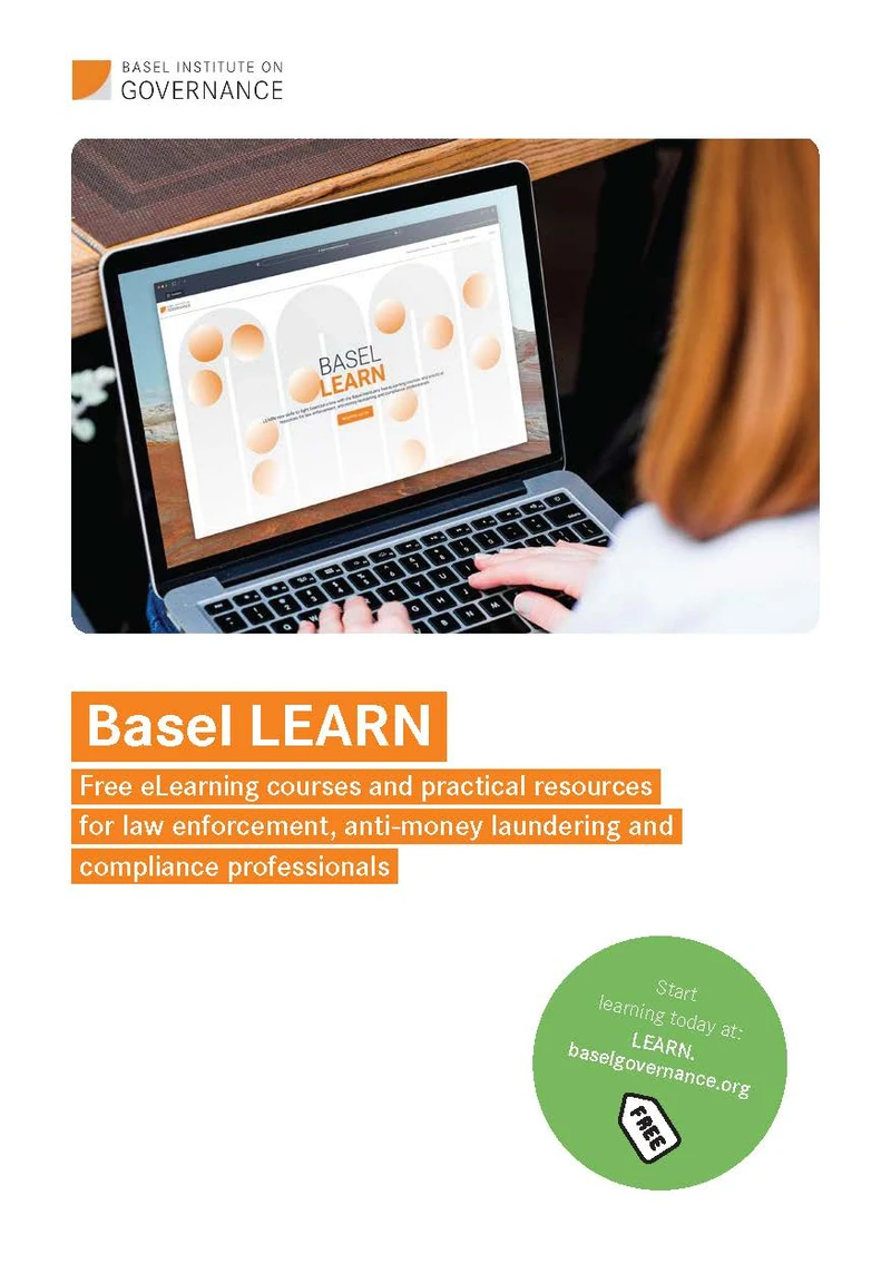 Flyer: Basel LEARN and free eLearning courses cover