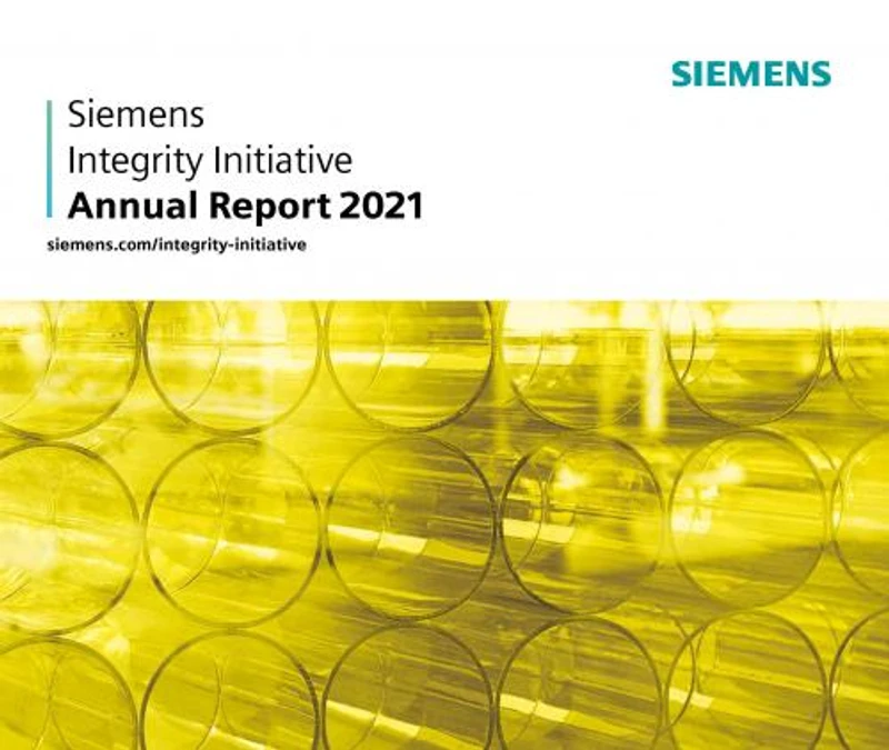 Siemens Integrity Initiative Annual Report 2021 cover