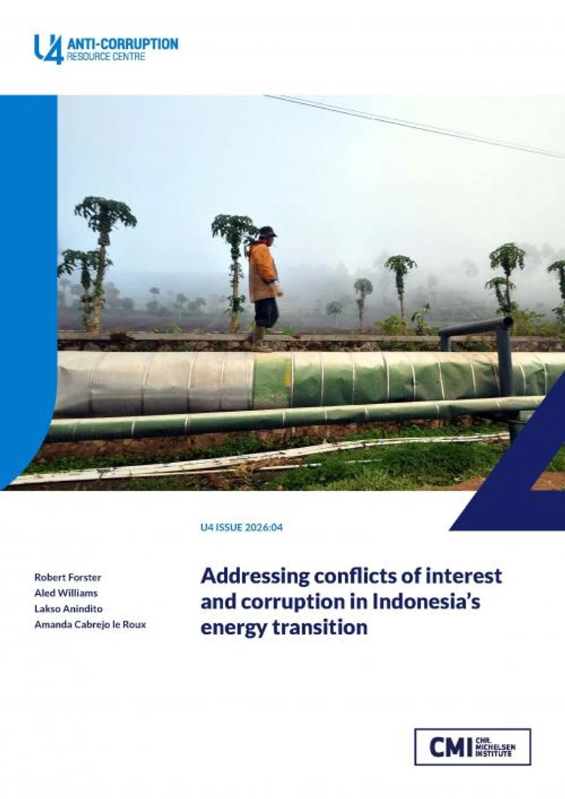 Addressing conflicts of interest and corruption in Indonesia’s energy transition cover