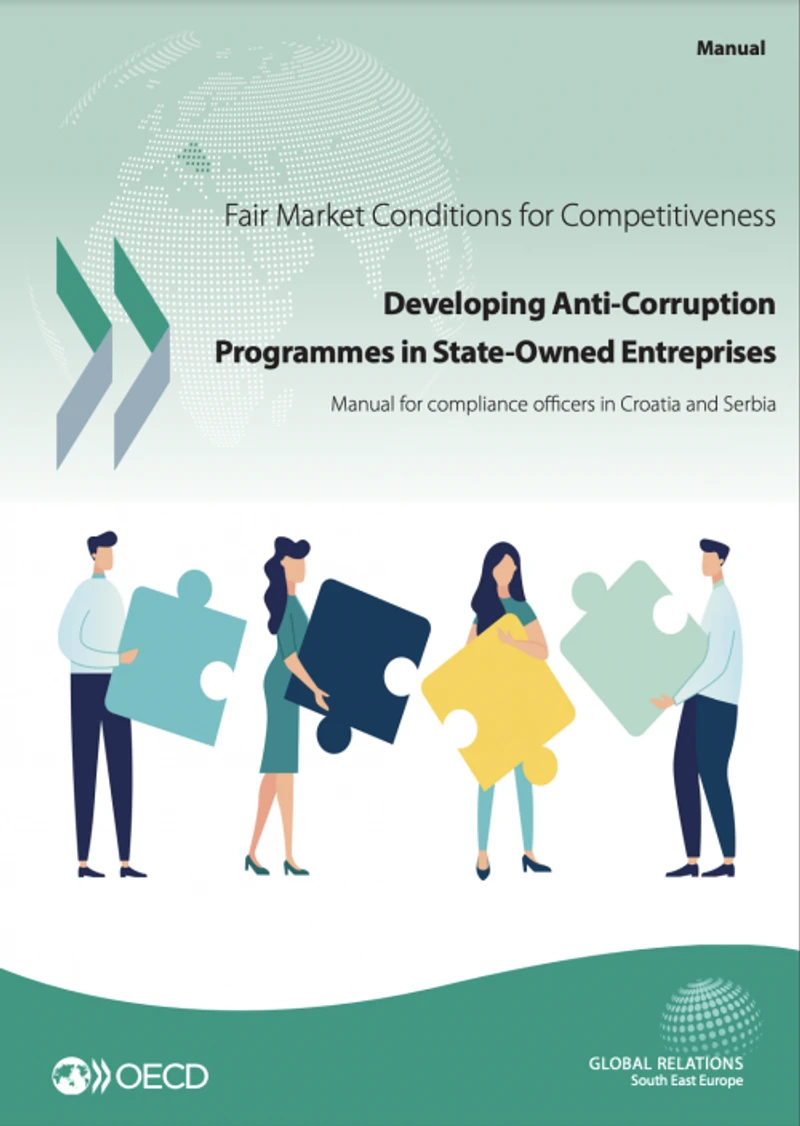 Developing Anti-Corruption Programmes in State-Owned Entreprises: Manual for compliance officers in Croatia and Serbia cover