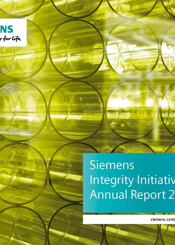 Siemens Integrity Initiative Annual Report 2018