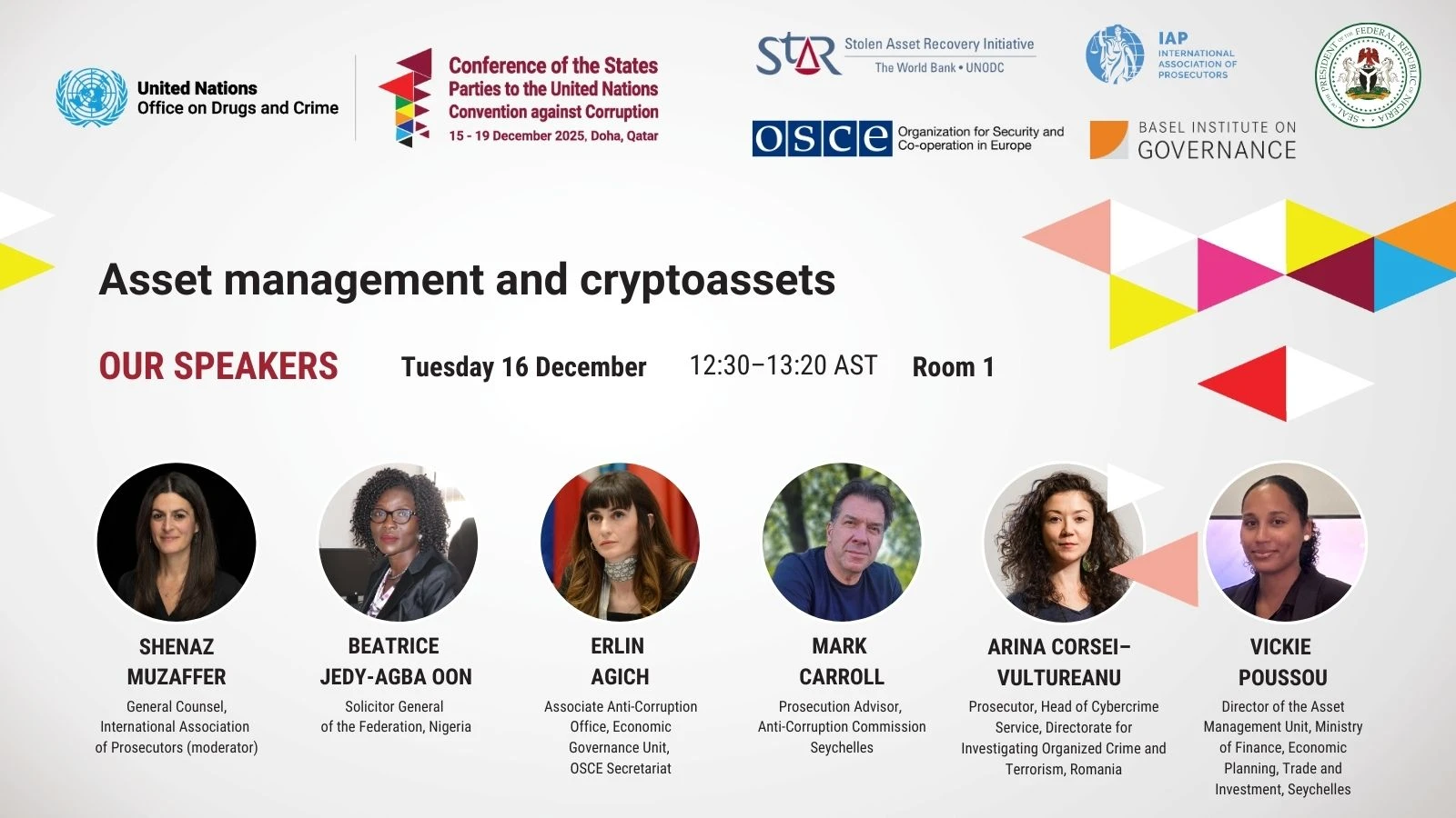 Asset management and cryptoassets (CoSP11 special event)
