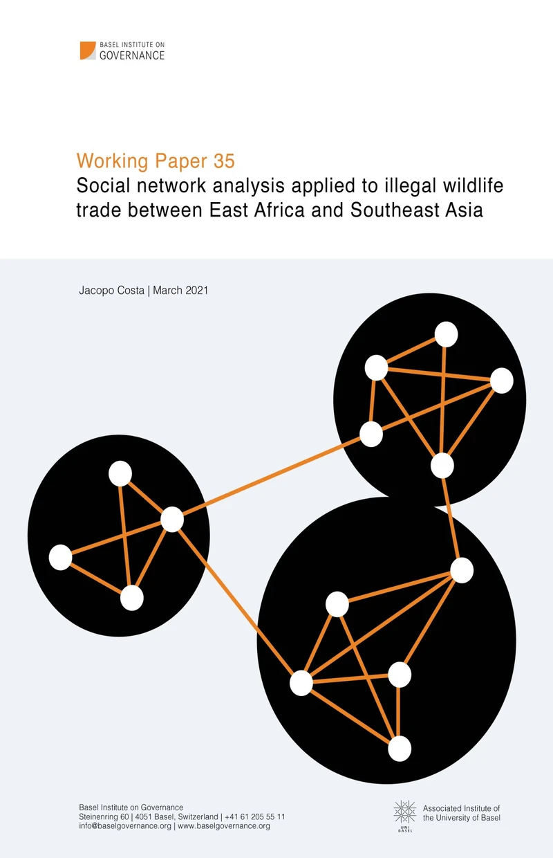 Working Paper 35: Social network analysis applied to illegal wildlife trade between East Africa and Southeast Asia cover