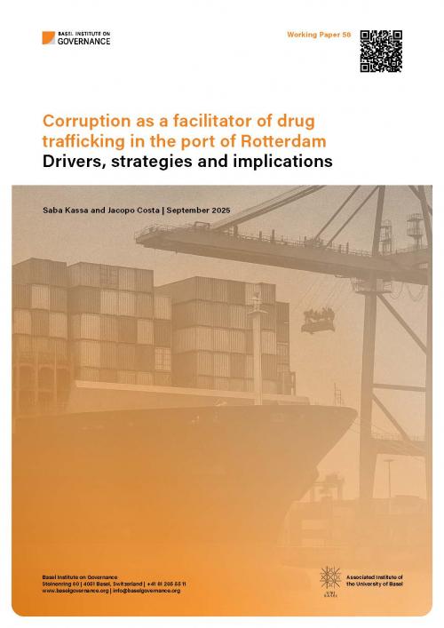 Working Paper 58: Corruption as a facilitator of drug trafficking in the port of Rotterdam