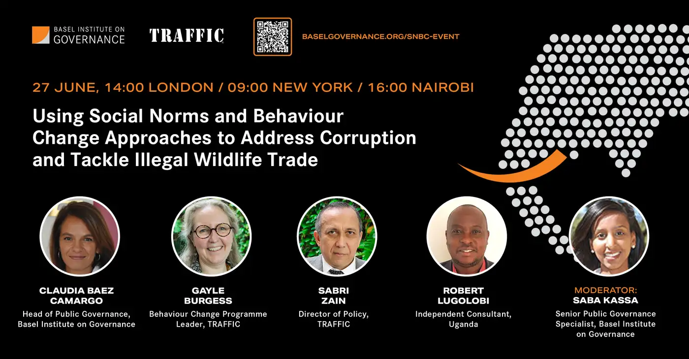 Applying behaviour change approaches to fight corruption and illegal wildlife trade