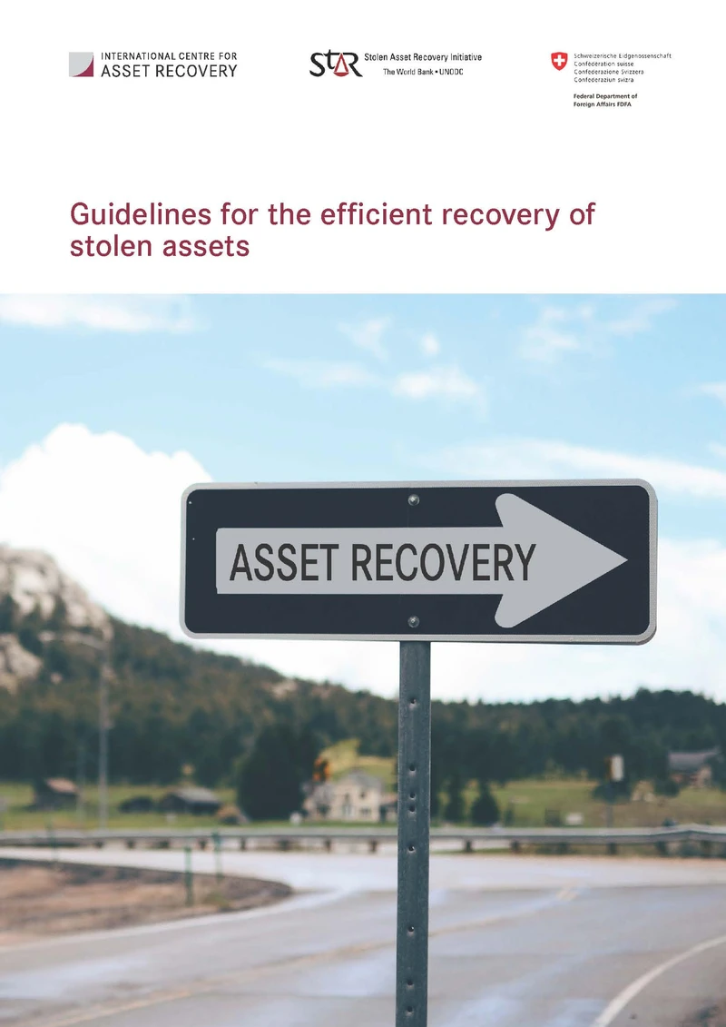 Guidelines for the efficient recovery of stolen assets cover