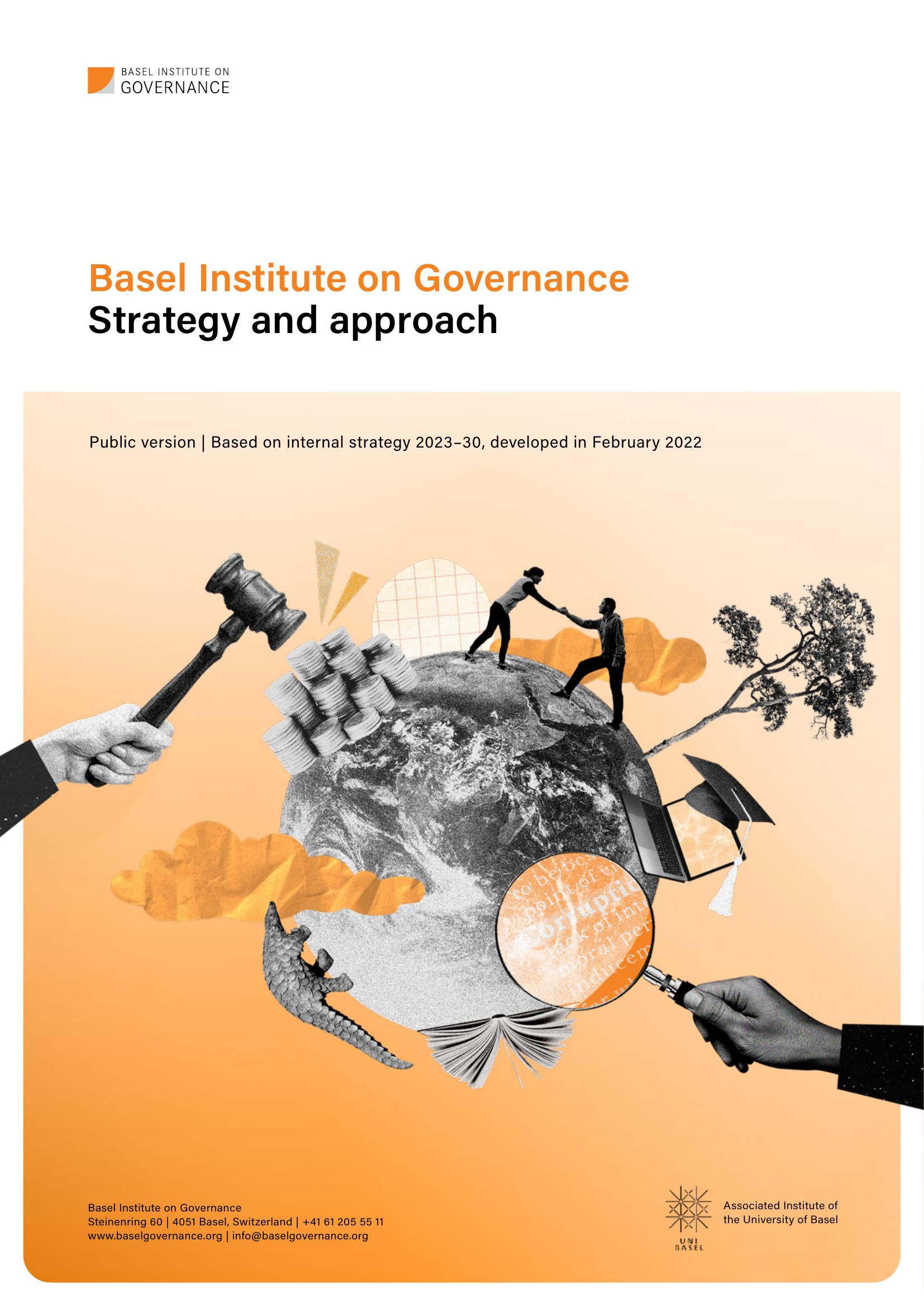 Cover of the Basel Institute Strategy and Approach 2023–2030