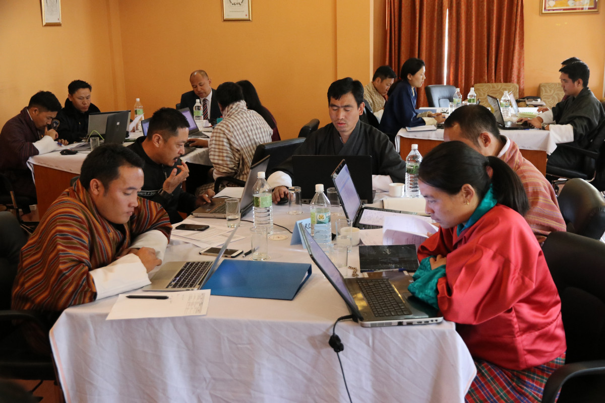 Training workshop in Bhutan