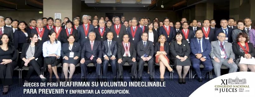 Official photograph from the XI National Congress of Judges in Peru