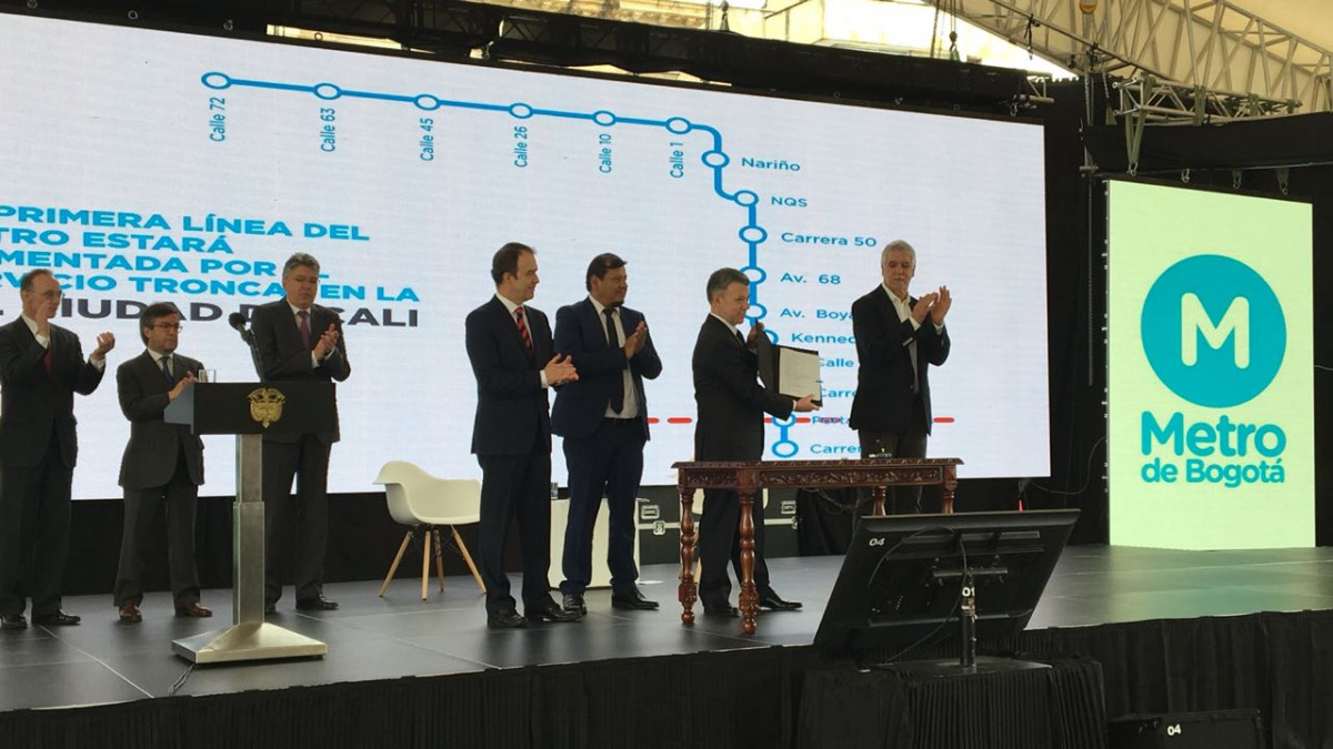 Metro de Bogotá event