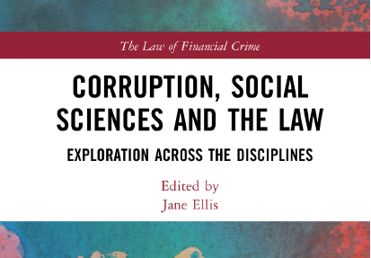 Corruption Social Sciences and the Law cover page snippet