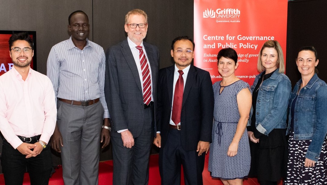 Participants and guest lecturers at the opening of Griffith University's Graduate Certificate in Integrity & Anti-Corruption, March 2019