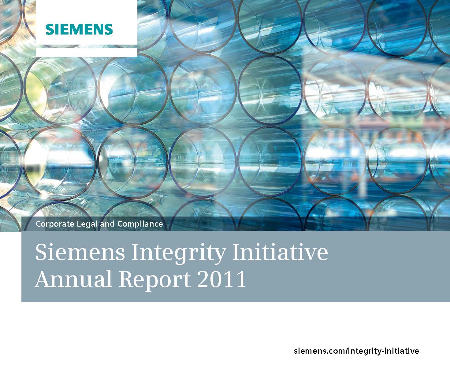 Siemens Integrity Initiative AR 2011 cover page