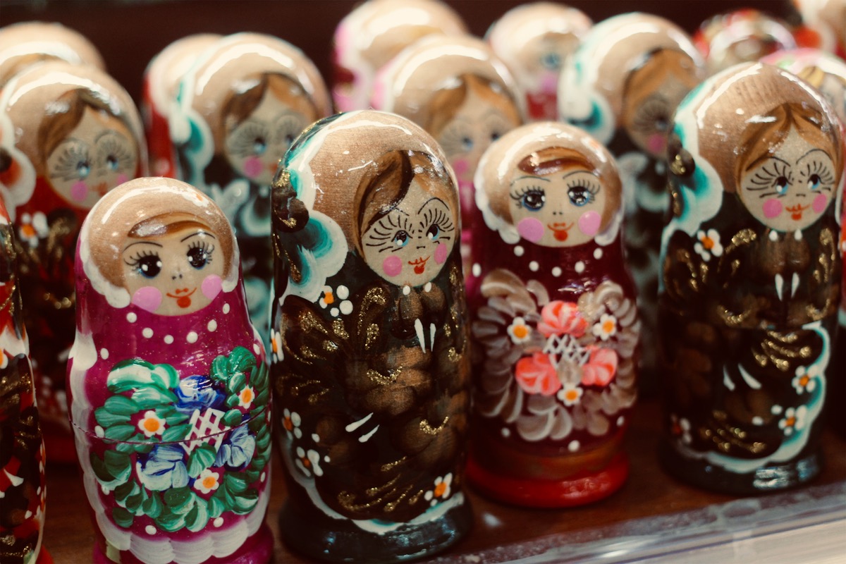 Matryoshka dolls. Photo by Miram Oh on Unsplash