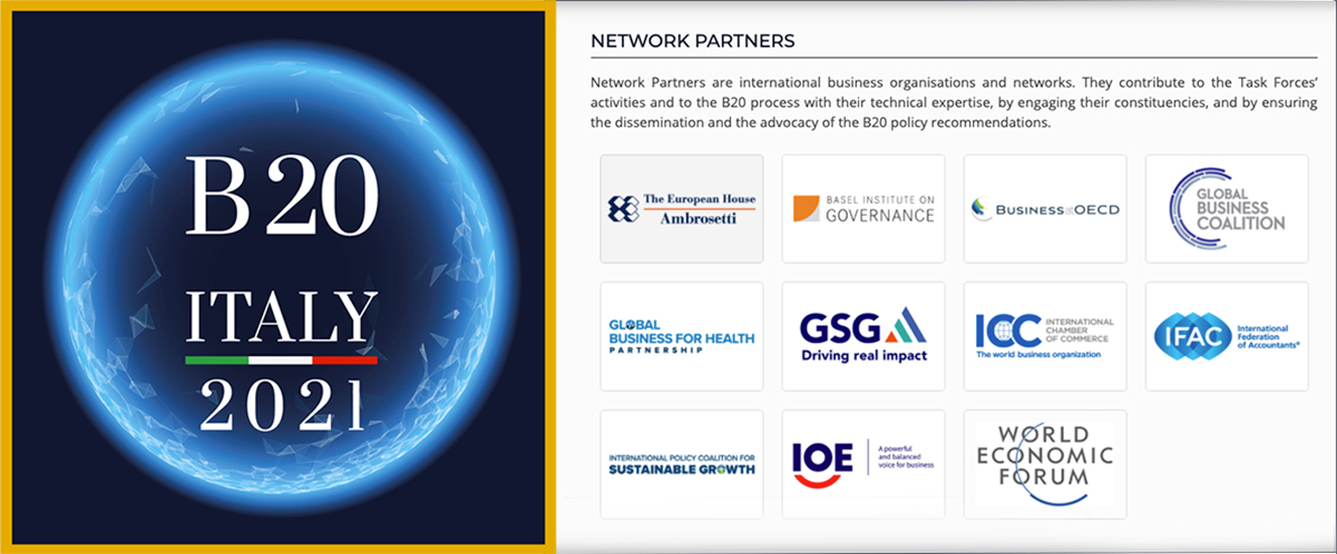 B20 Italy Network Partners 2021