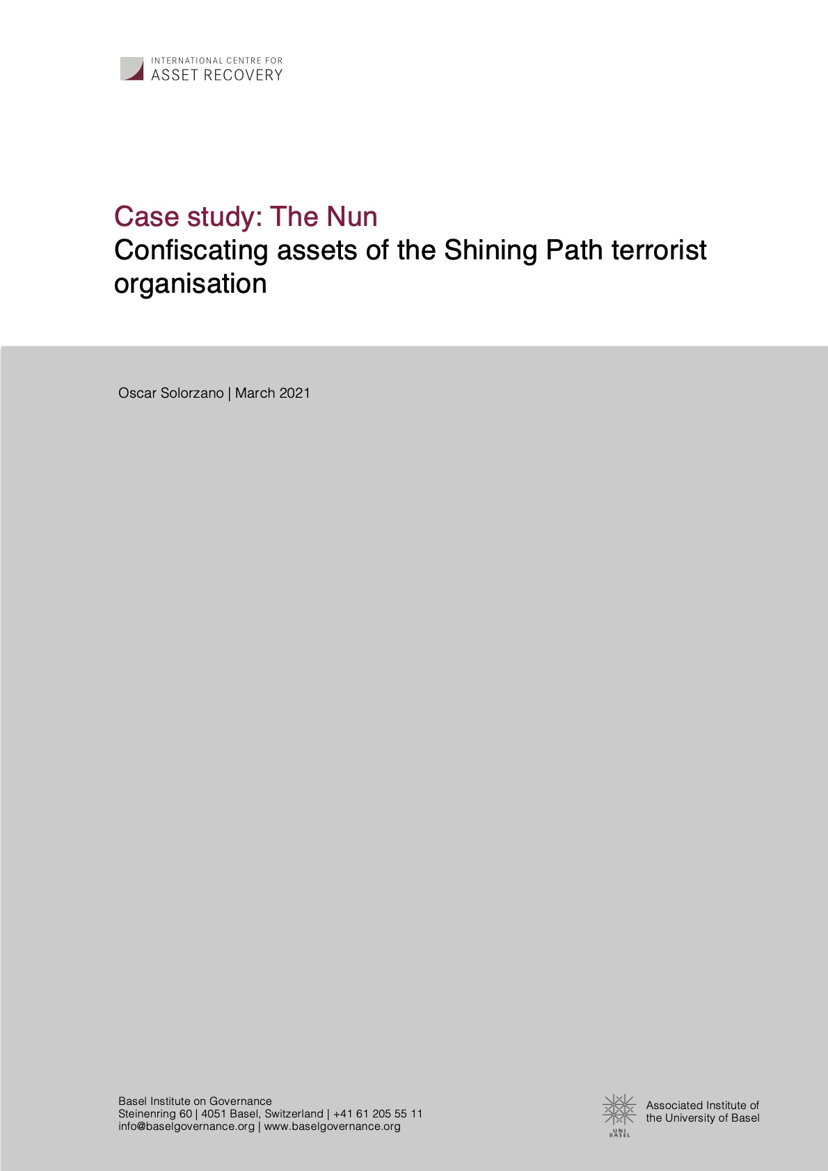 Cover of Case Study - The Nun