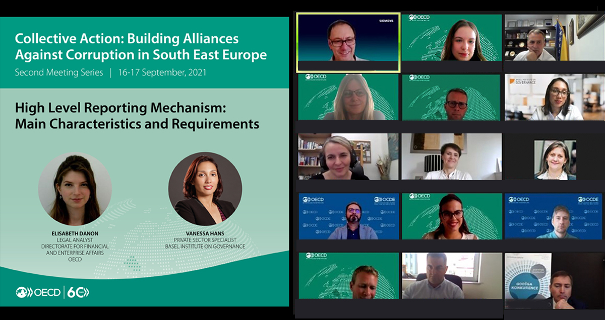 OECD webinar on Collective Action in South East Europe