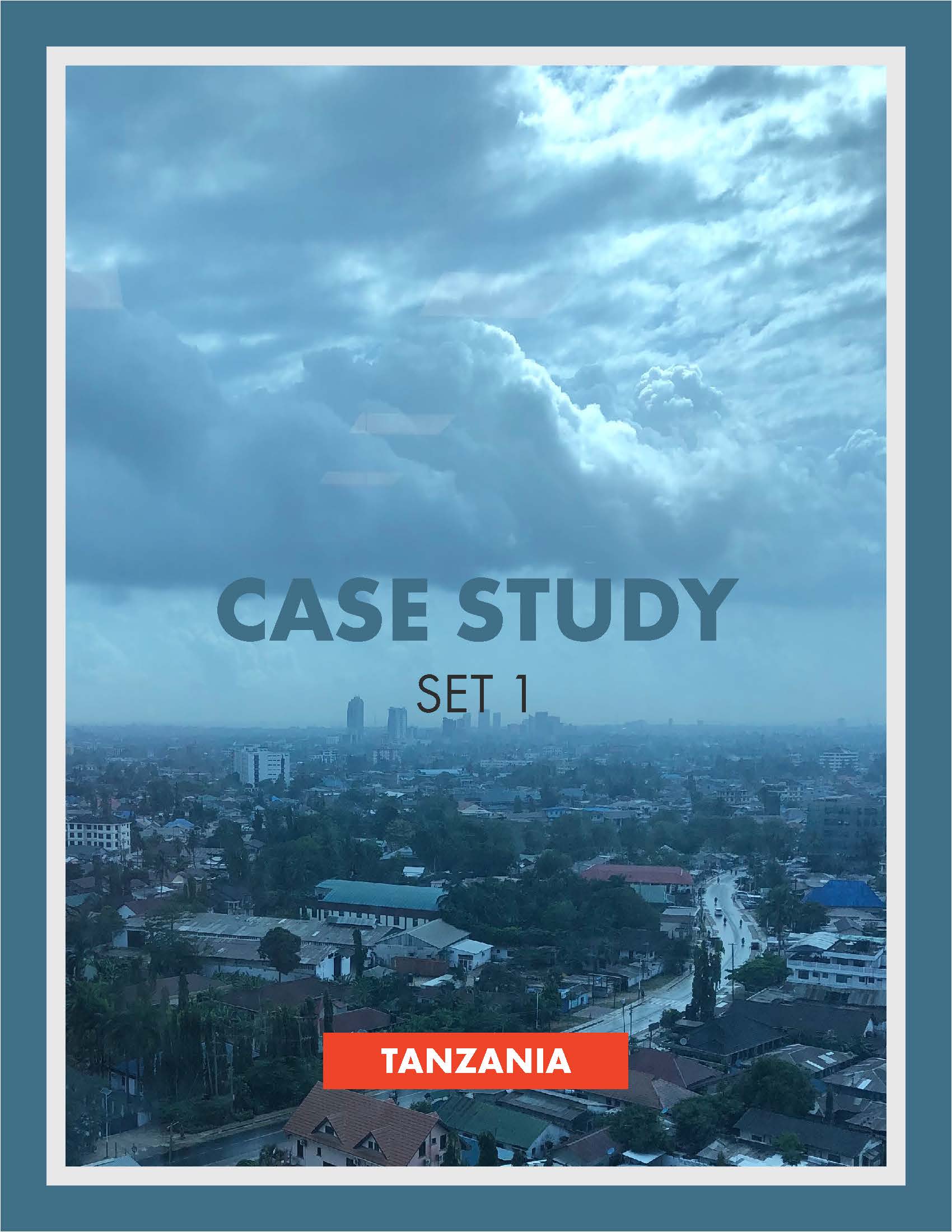 Cover of GI-ACE case studies from Tanzania