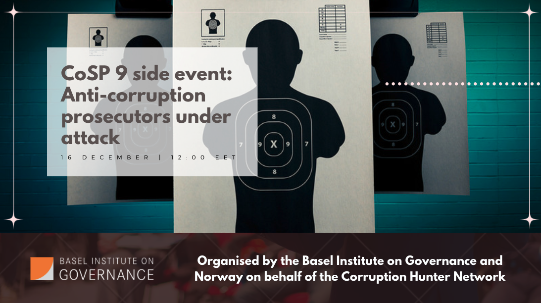 Anti-corruption prosecutors under attack - side event