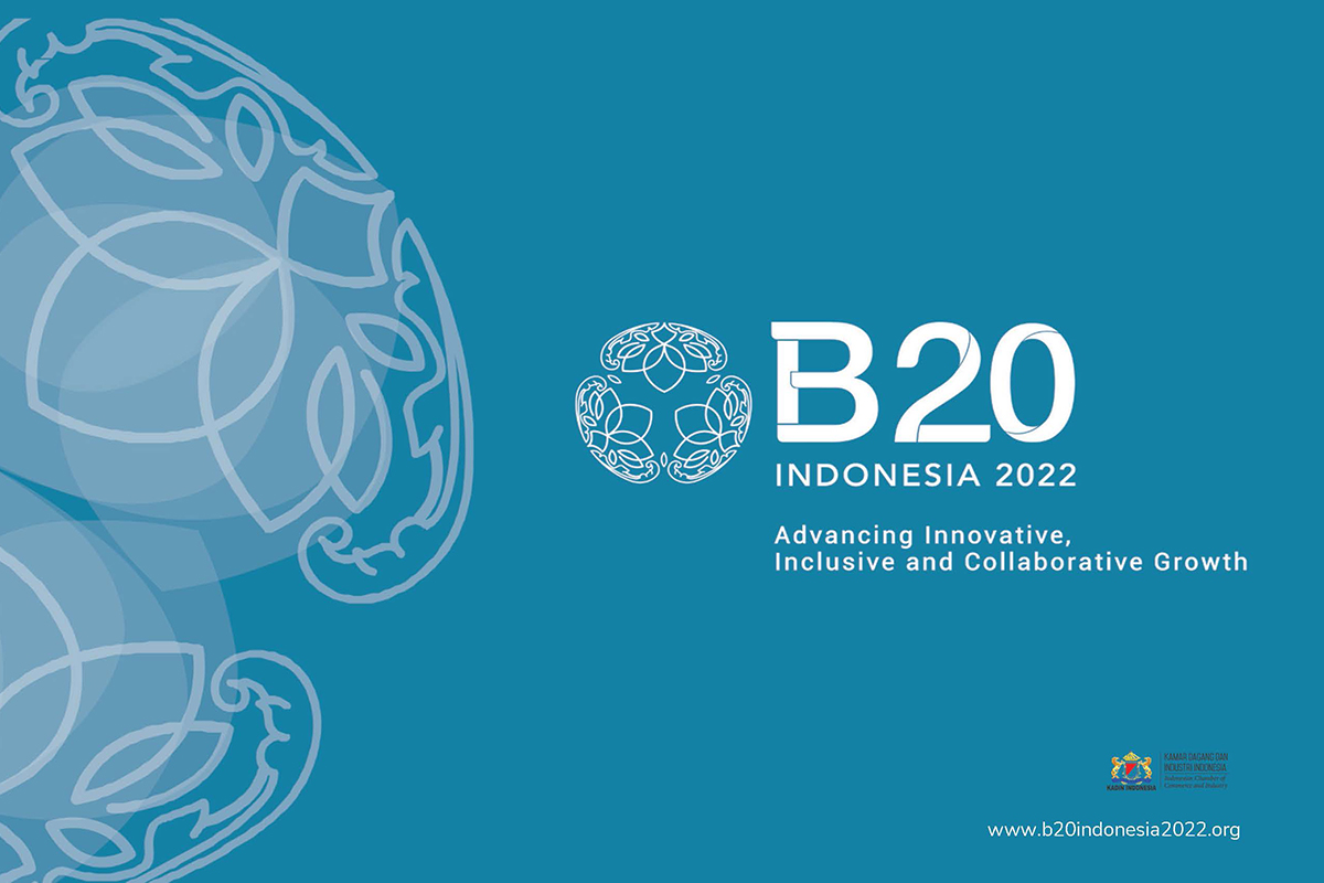 B20 Indonesia logo and slide