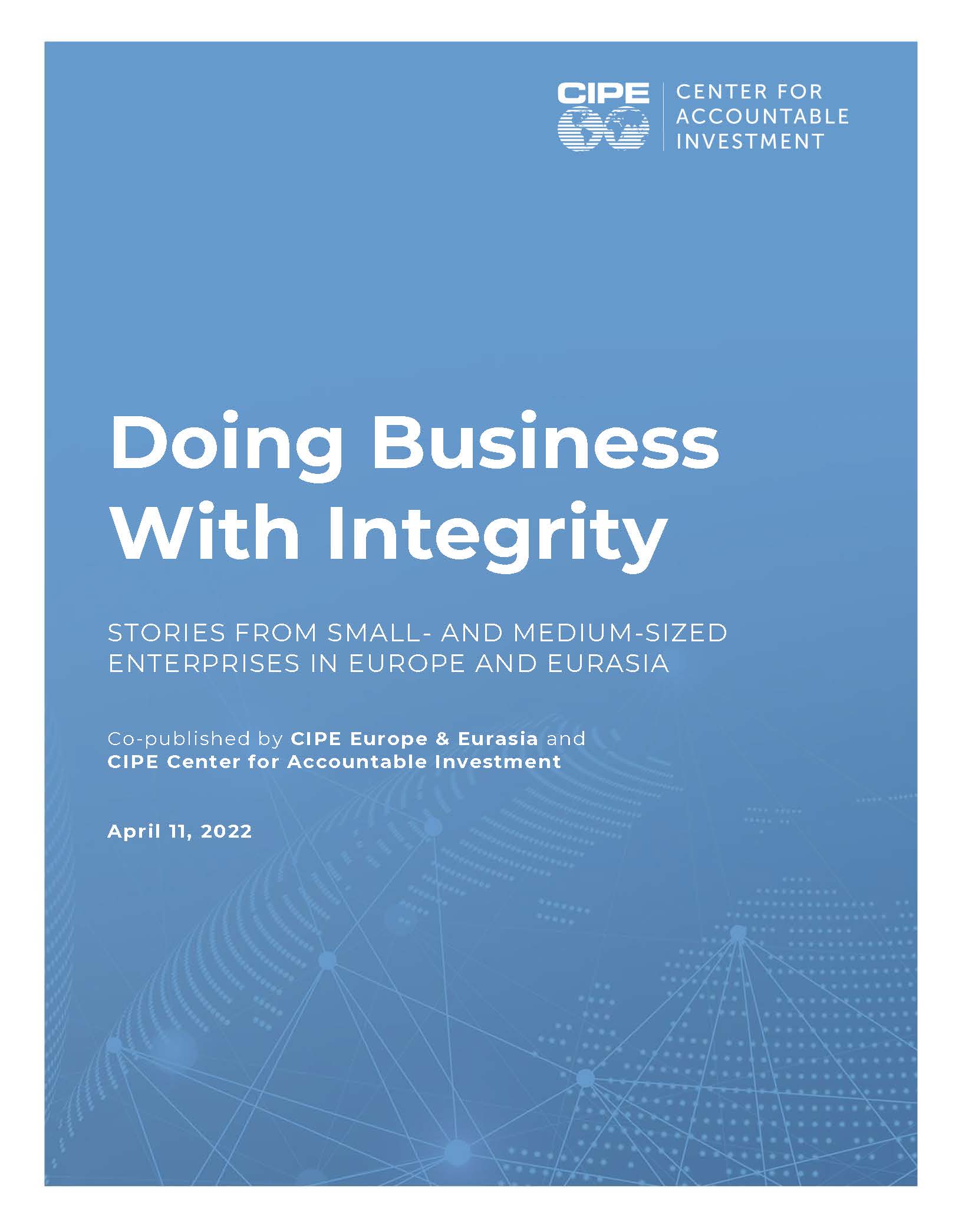 Cover of Doing Business With Integrity: Stories from SMEs in Europe and Eurasia