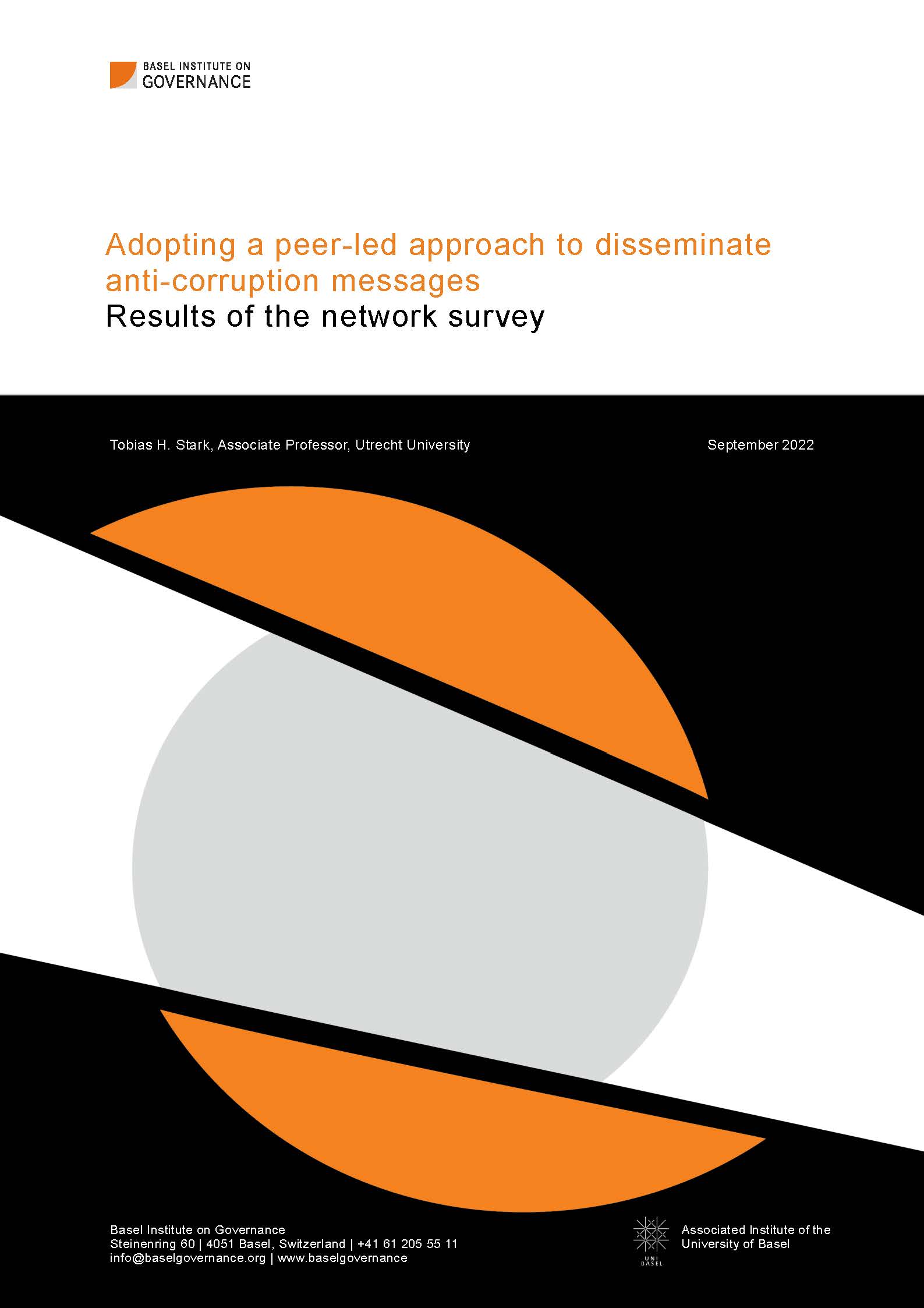 Cover page of network survey report