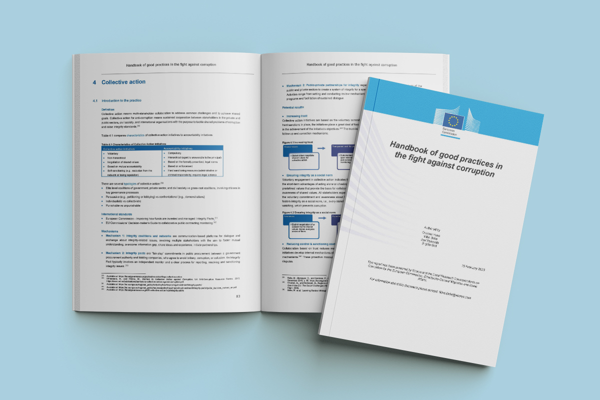 European Commission handbook of best practices in the fight against corruption