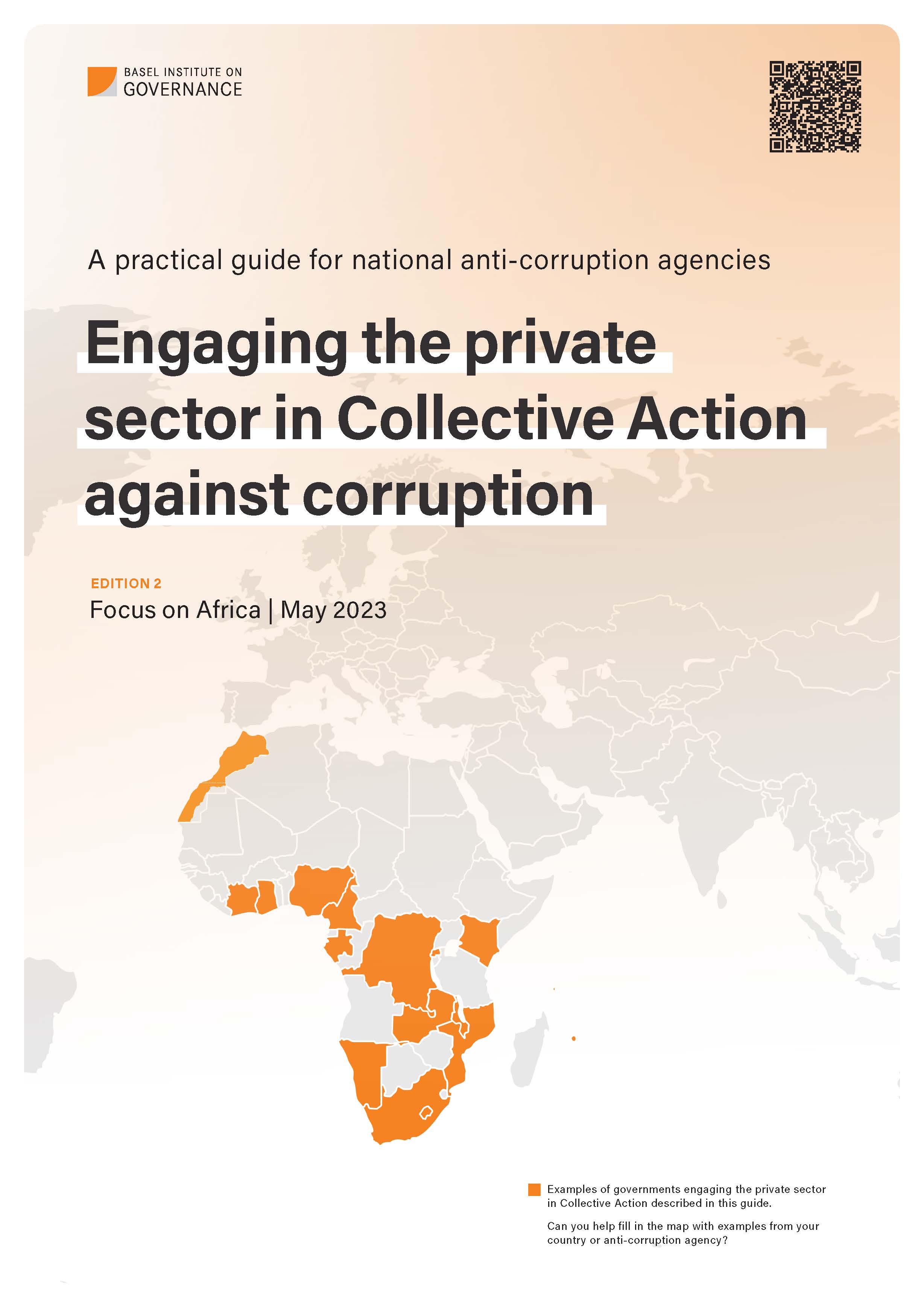 Cover page of publication on engaging the private sector in Collective Action against corruption