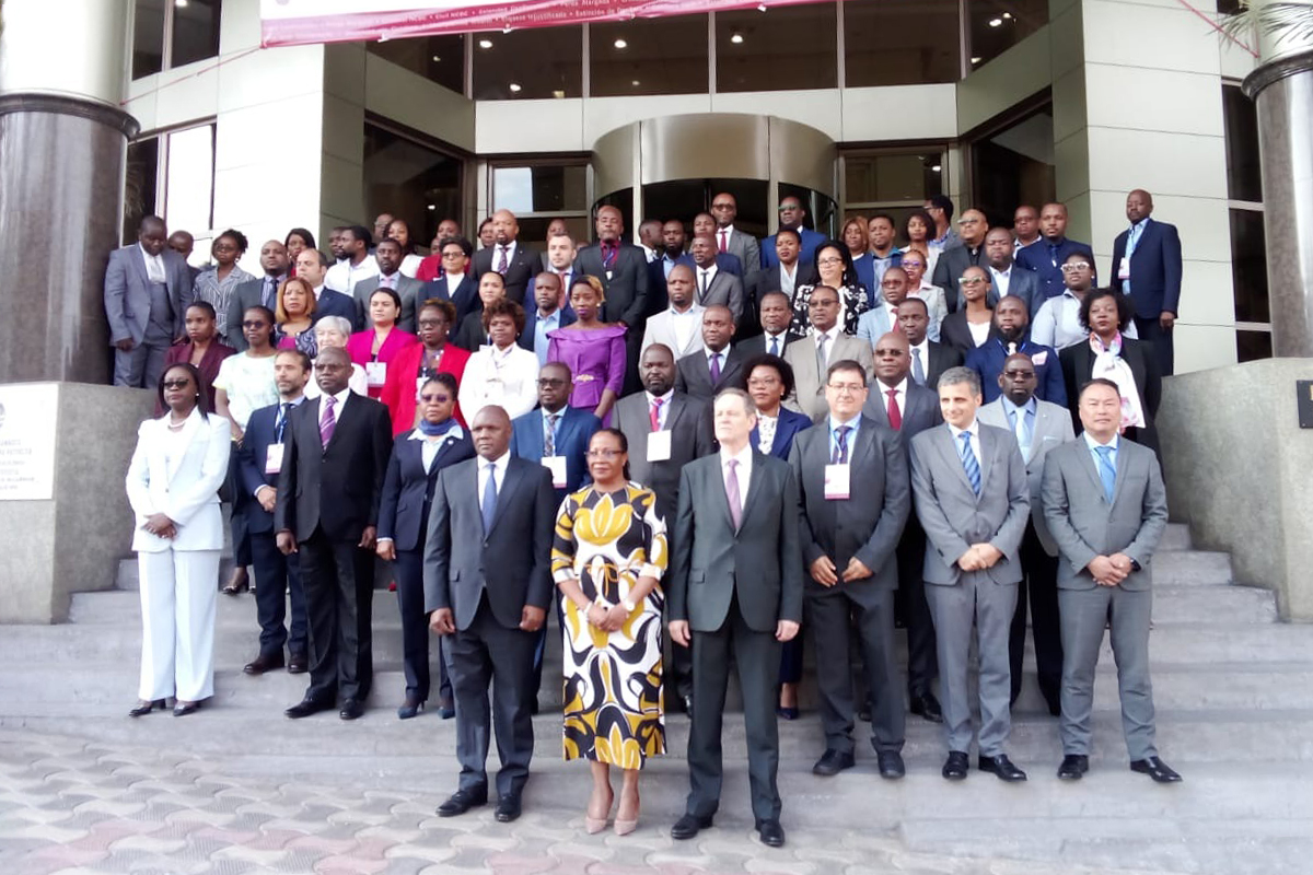 Participants at a high-level seminar on asset recovery in Maputo