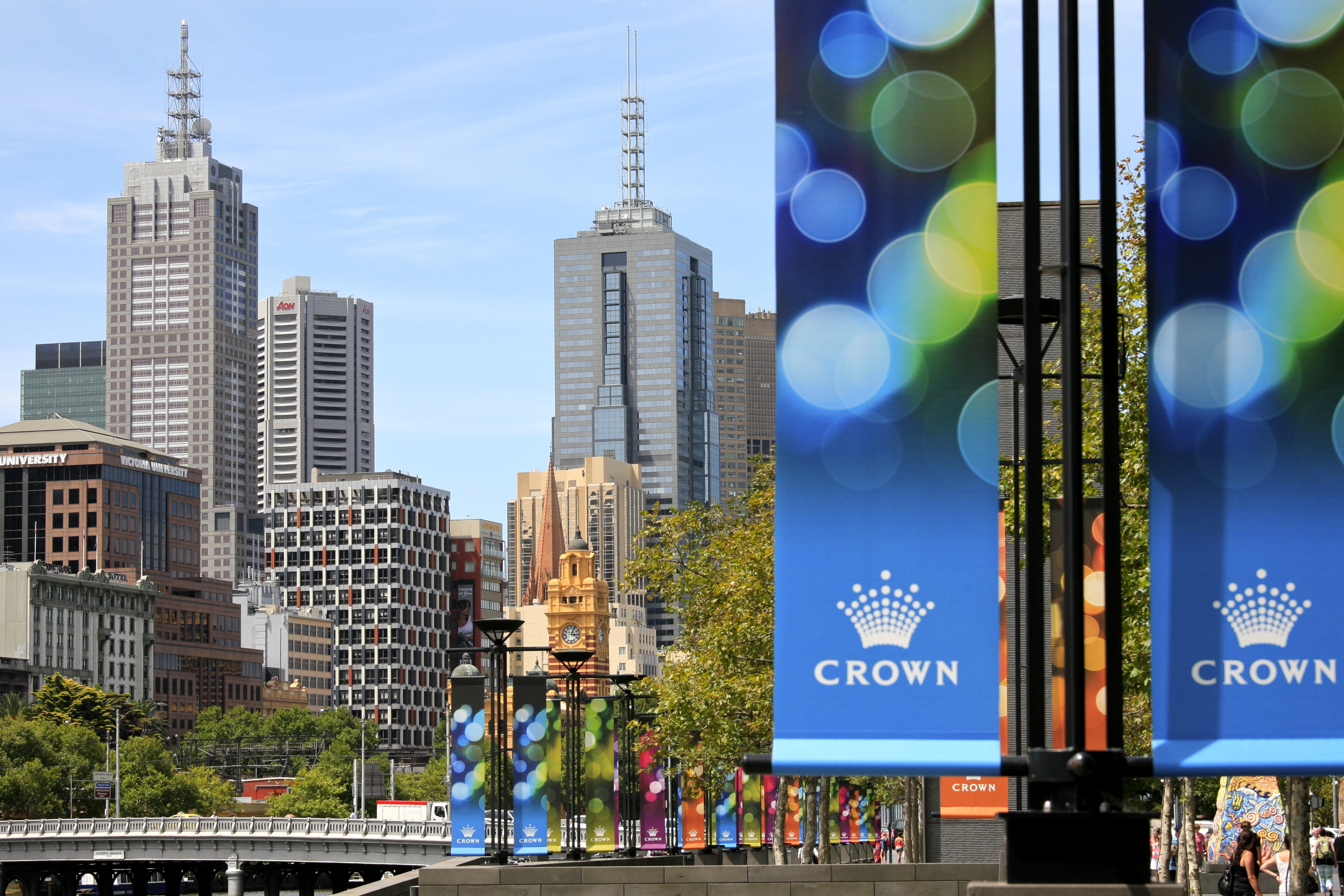 Crown Casino Banners in Sydney, Australia
