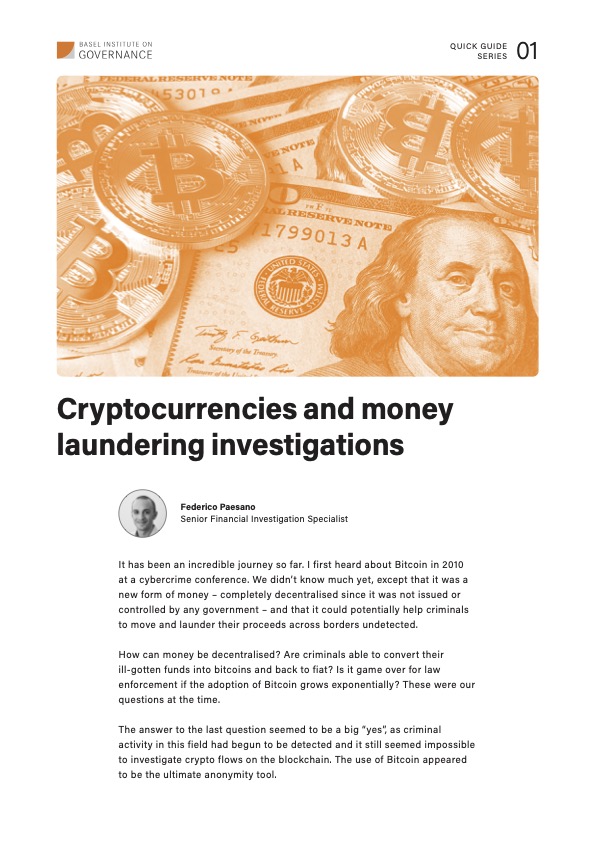Quick Guide to cryptocurrencies and money laundering investigations update 2023