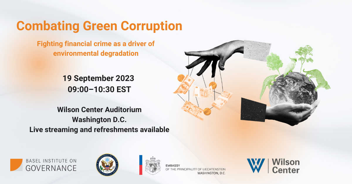 Green Corruption event, Washington D.C.