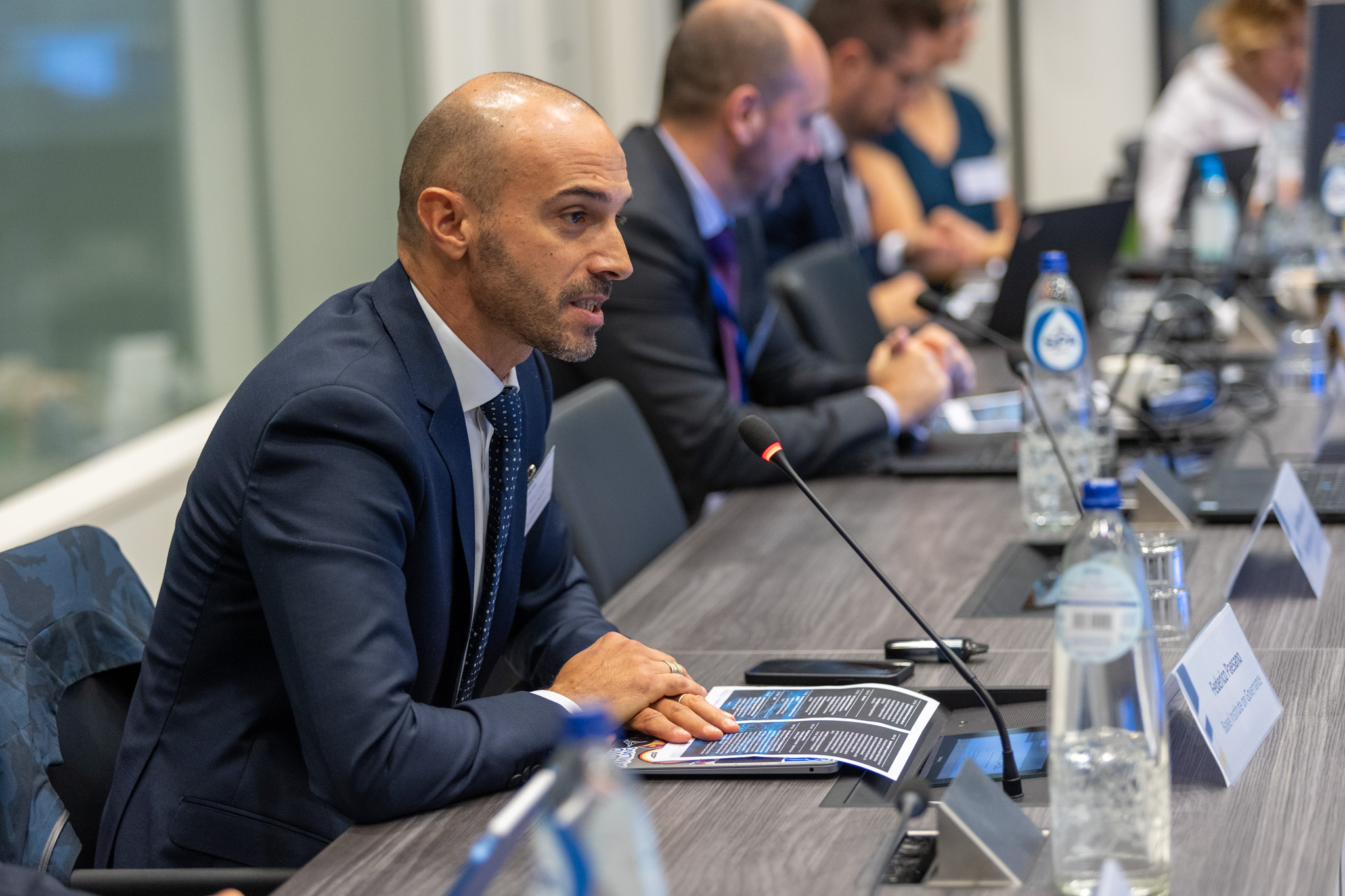 Federico Paesano at 7th Global Conference on Criminal Finances and Cryptocurrencies. Photo: Europol