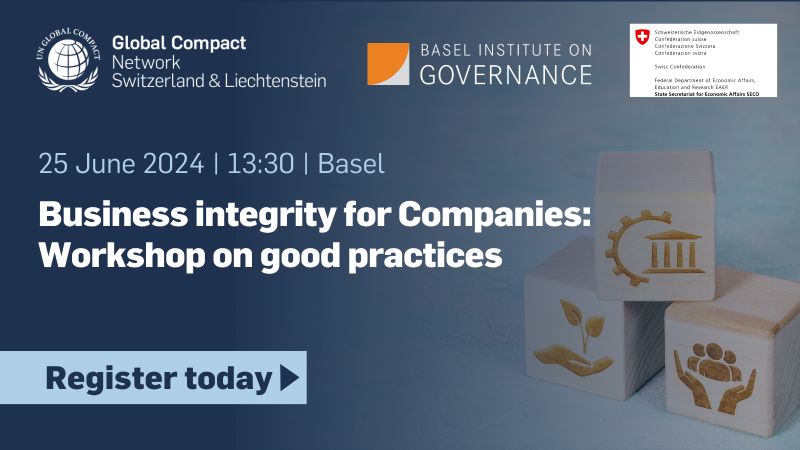 Business integrity workshop UNGC Basel SECO