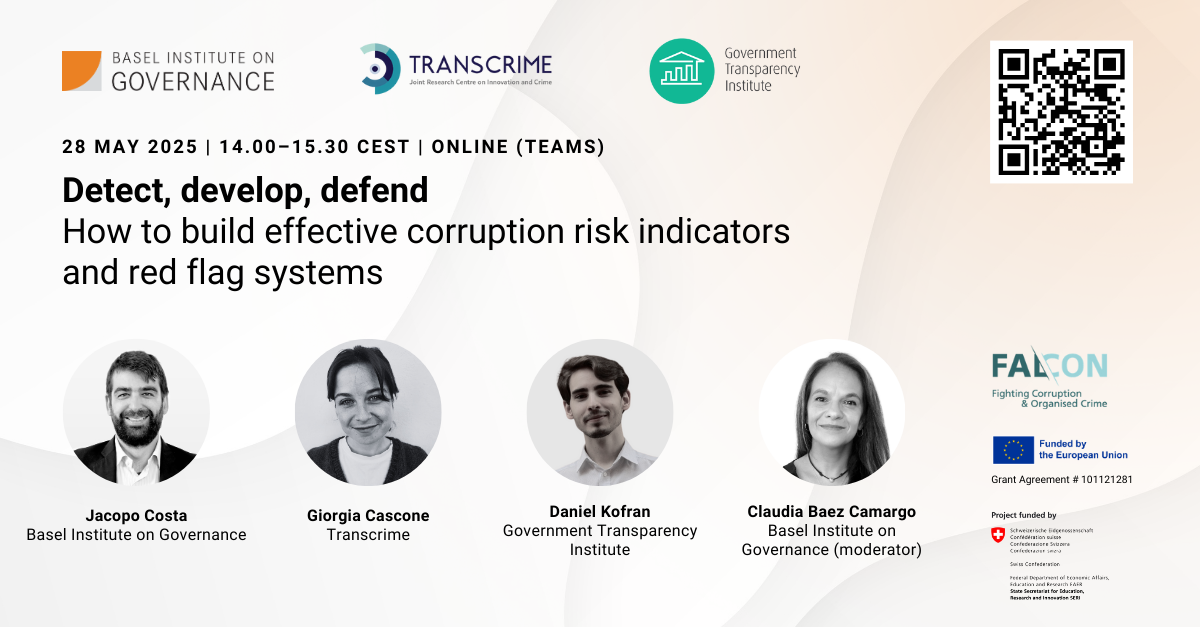 Falcon workshop on corruption risk indicators
