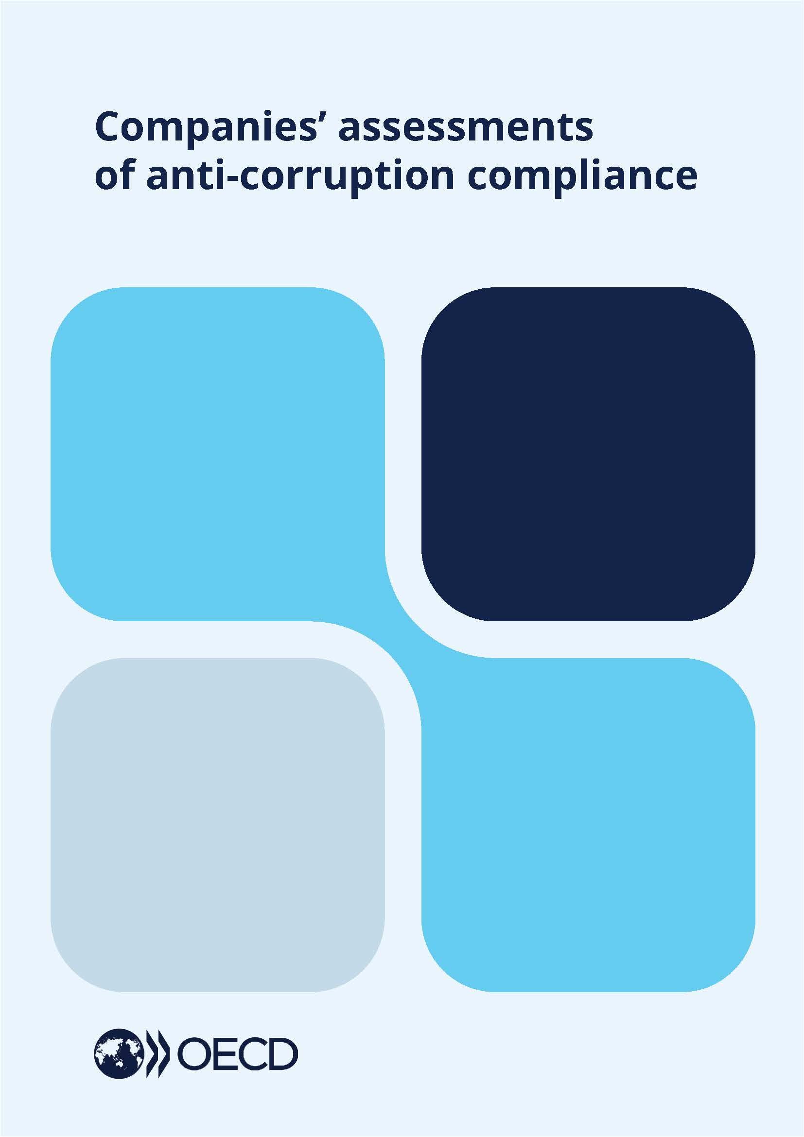 cover page of OECD report on Companies' assessments of anti-corruption compliance