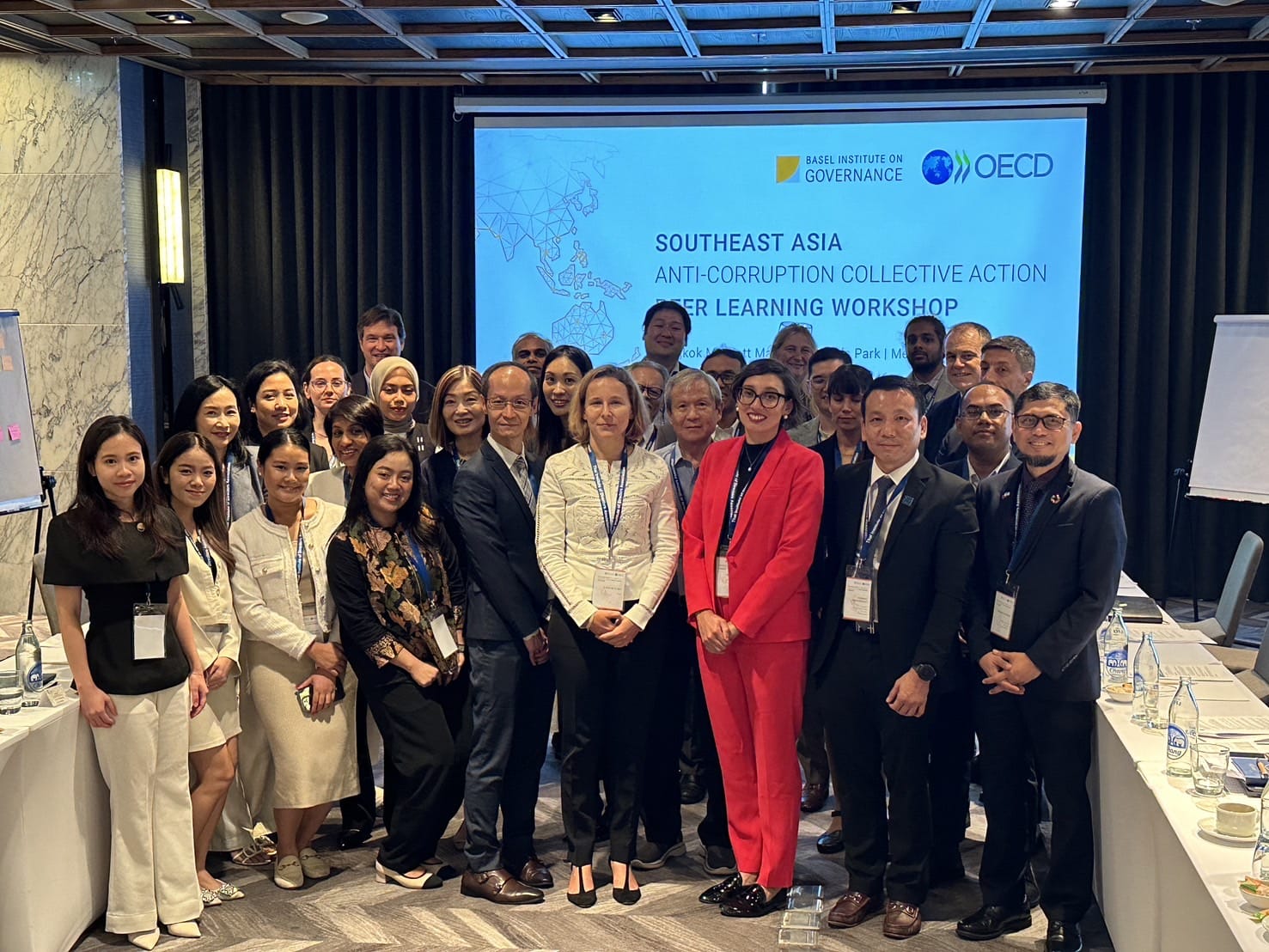 A Collective Action workshop in Bangkok, hosted by the Basel Institute on Governance and OECD in collaboration with the Thai CAC.