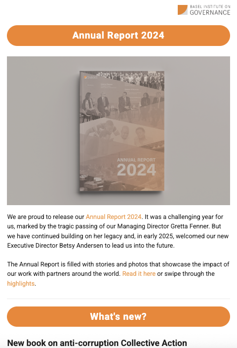 July 2025 newsletter