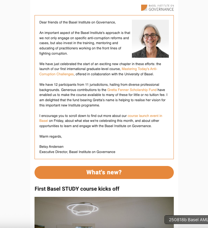Newsletter Sep 2025