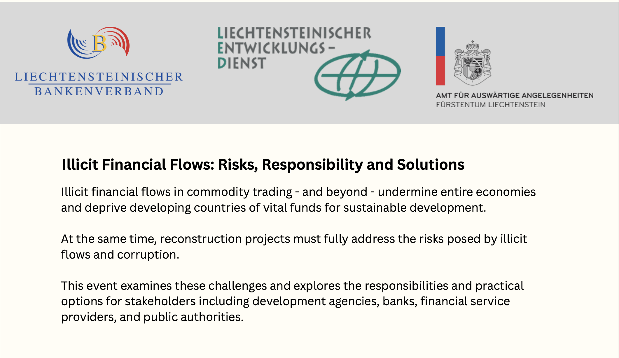 Event Principality of Liechtenstein