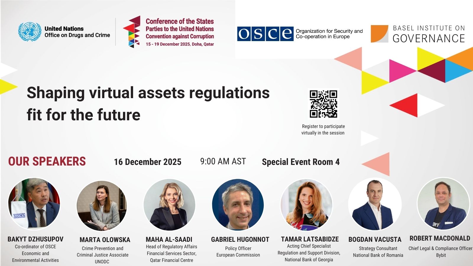 CoSP11 event Shaping virtual assets regulations fit for the future