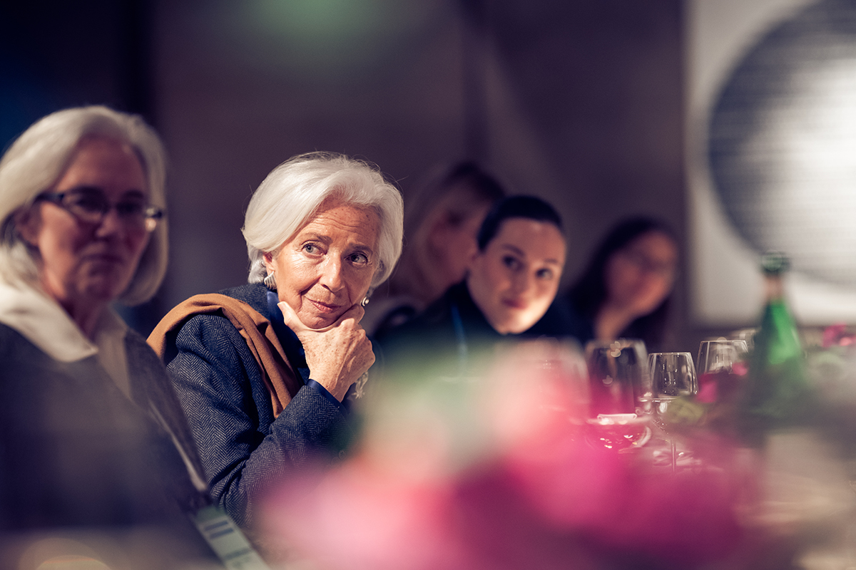 Munich Security Conference 2026: Christine Lagarde joined Elizabeth Andersen, Juhani Grossmann and others at a roundtable of the Basel Institute and Transparency International Defence & Security. Photo: MSC.