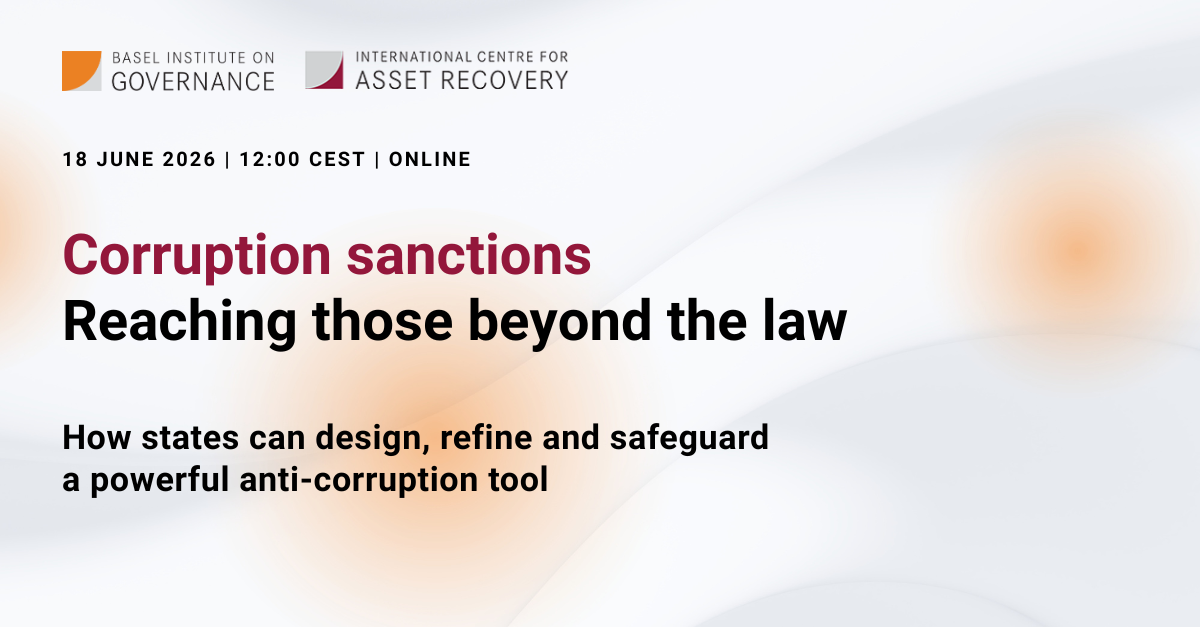 Corruption sanctions event plain banner