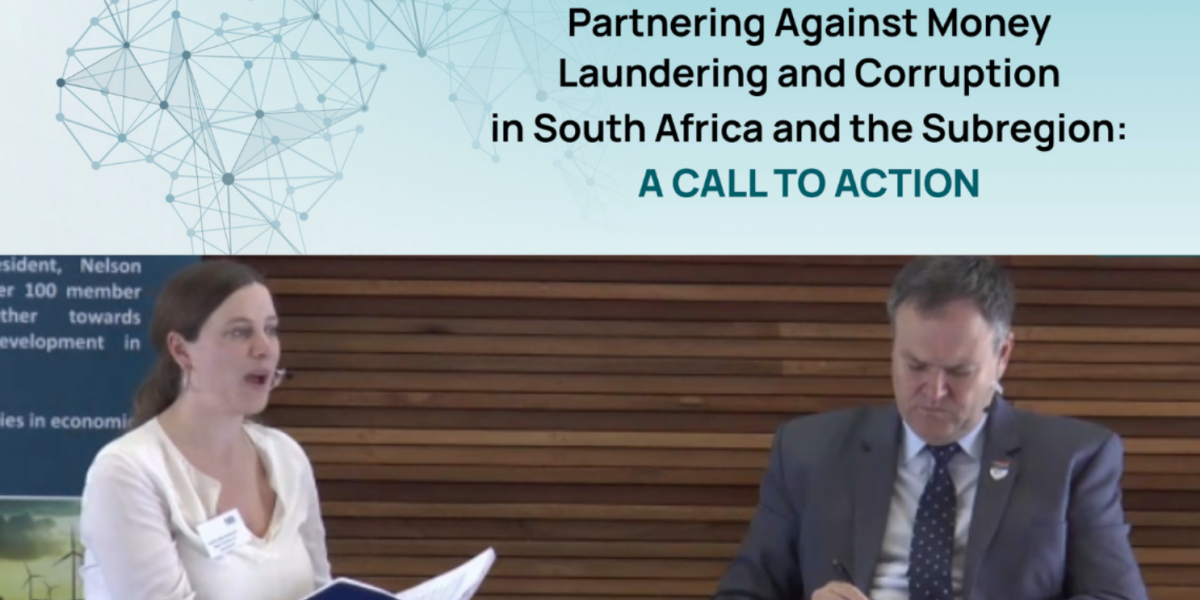 Partnering against money laundering and corruption