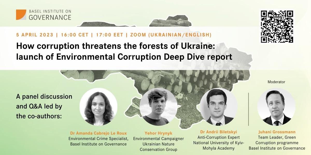 Event slide: how corruption threatens the forests of Ukraine