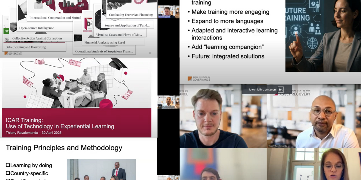Collage of Webinar From eLearning to AI