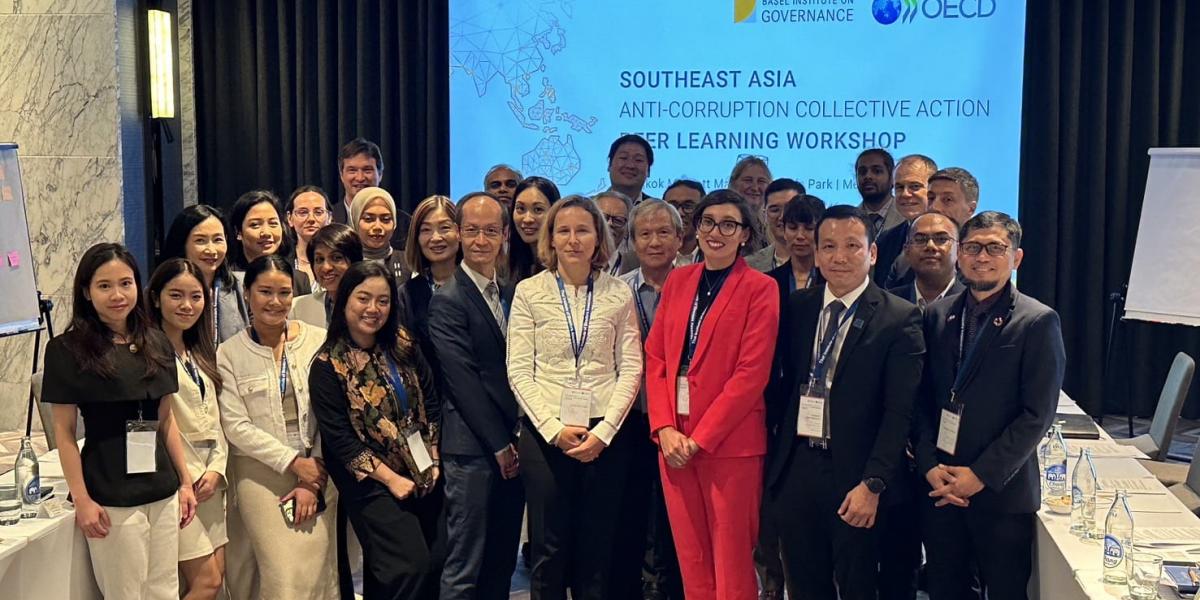 A Collective Action workshop in Bangkok, hosted by the Basel Institute on Governance and OECD in collaboration with the Thai CAC.