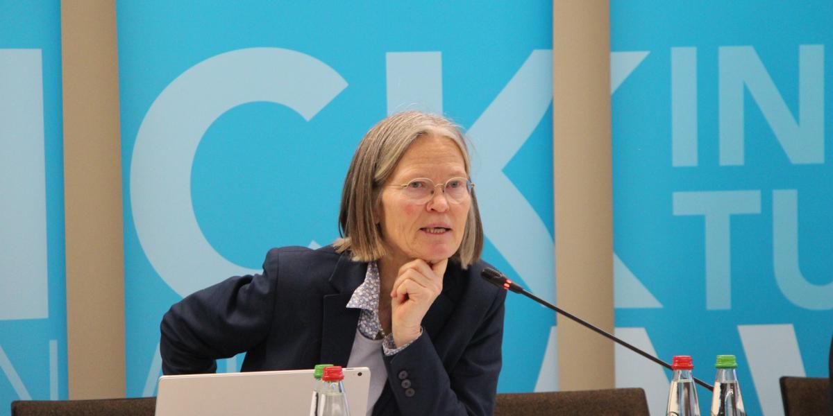 Anne Peters at the conference on "meat governance" in January 2025 at MPIL in Heidelberg 