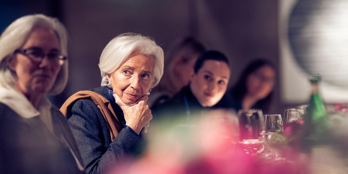 Munich Security Conference 2026: Christine Lagarde joined Elizabeth Andersen, Juhani Grossmann and others at a roundtable of the Basel Institute and Transparency International Defence & Security. Photo: MSC.